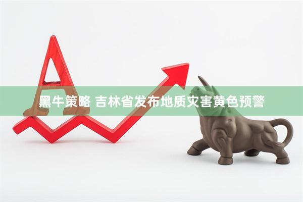 黑牛策略 吉林省发布地质灾害黄色预警